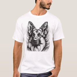 Camiseta Leal Como um Pastor Alemão - Linha Amante