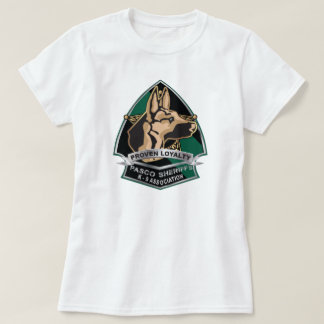 Camiseta Lealdade provada - associação do K-9 do xerife de