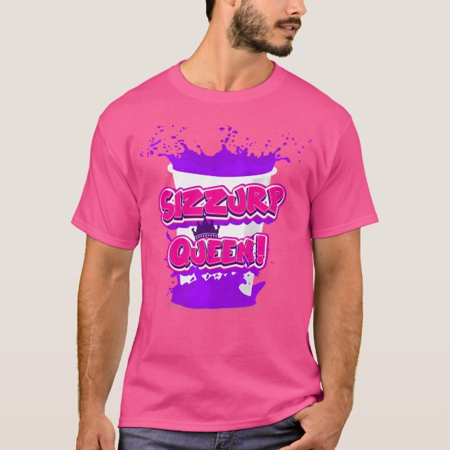Camiseta Lean Purple Bebe Codeine Xarope Sizzurp Queen Hip (Frente)