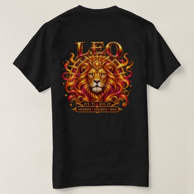 Camiseta Leão (Verso do Design)