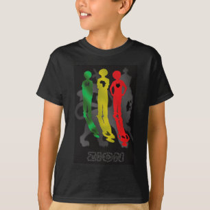 Camiseta Leão África de Zion da reggae de Rasta a Jamaica
