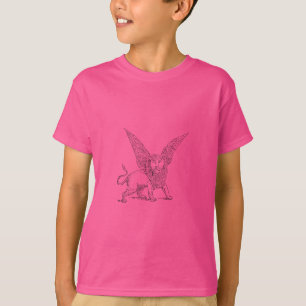 Camiseta Leão alado símbolo de São Marcos