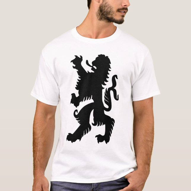 Camiseta Leão Bávaro Preto (Frente)