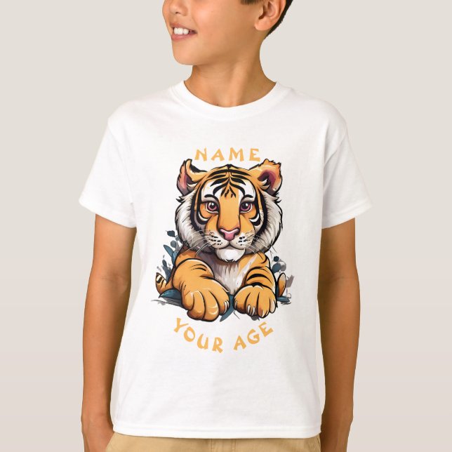 Camiseta Leão-Bebê-Cute (Frente)