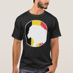 Camiseta Leão belga Símbolo Nacional Bandeira da Bélgica