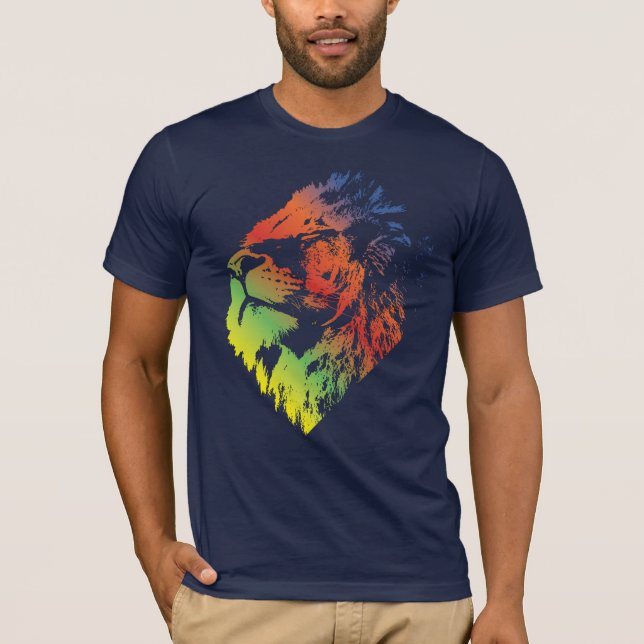 Camiseta Leão bonito (Frente)