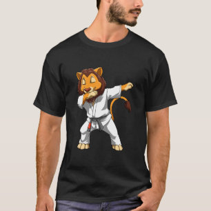 Camiseta Leão Bonito Jiu Jitsu BJJ Criança Artes Marciais H