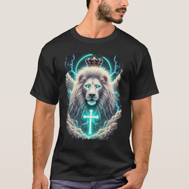 Camiseta Leão Branco De Judah (Frente)