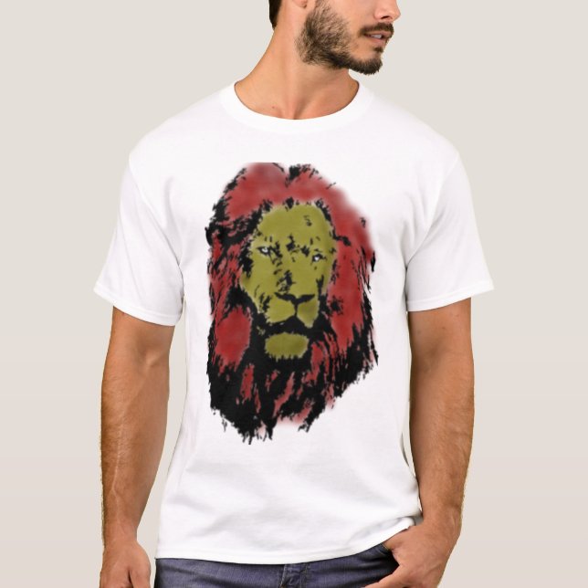 Camiseta Leão cabeça lion head (Frente)
