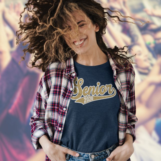 Camiseta Leão com Bolinhas Azuis Douradas Senior 2 (Criador carregado)