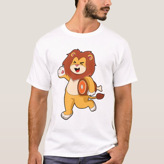 Camiseta Leão com carne (Frente)