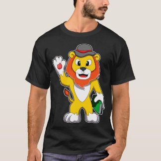 Camiseta Leão com Chapéu de Livro