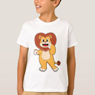 Camiseta Leão com Coração