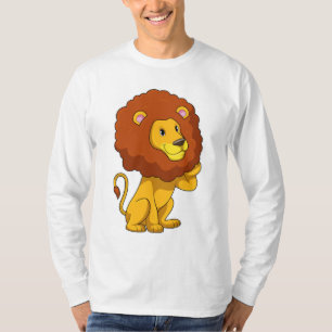 Camiseta Leão com Curls