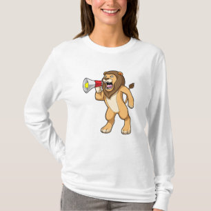 Camiseta Leão com microfone