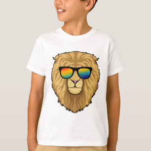 Camiseta Leão com óculos de sol