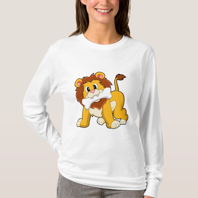 Camiseta Leão com Osso (Frente)