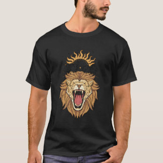 Camiseta Leão Comendo O Sol Renascença Alquimia Medieval G