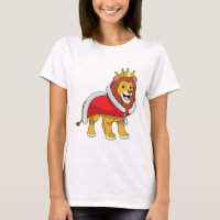 Leão como Rei com Coroa e Cabo