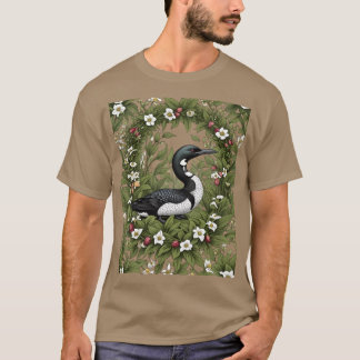Camiseta Leão Comum Cercado Por Flores De Slipper