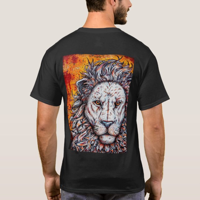 Camiseta Leão congelado (Verso)