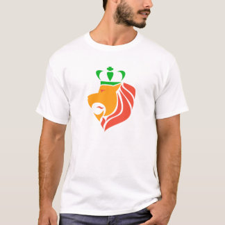 Camiseta Leão coroado reggae de Rasta