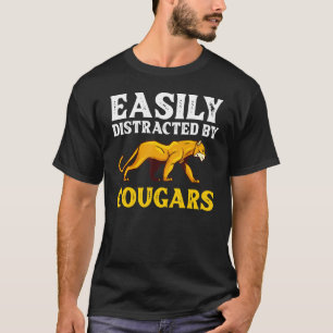 Camiseta Leão-da-montanha Animal Gato Cabeça Felino Fofinho