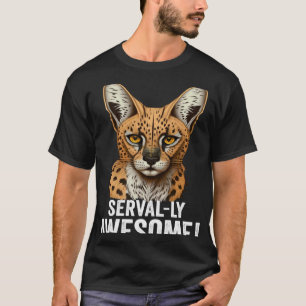 Camiseta Leão da Montanha Ohio Gato Selvagem Amiry Serval