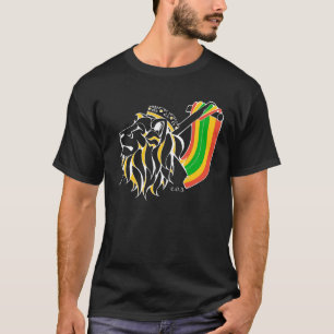 Camiseta Leão da reggae de Rasta que ascensão