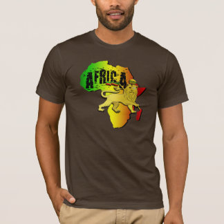 Camiseta Leão de África da reggae do leão de Zion