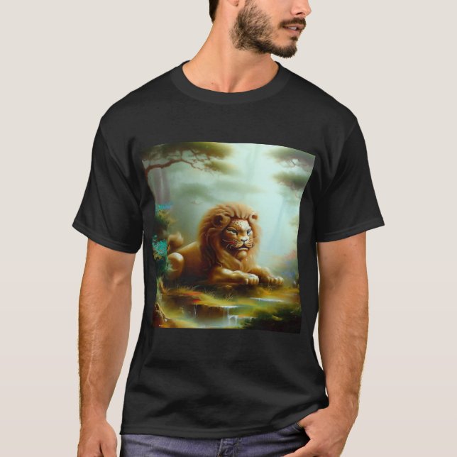 Camiseta Leão de Foo Chinês (17) (Frente)