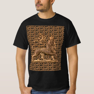 Camiseta Leão de Judá Jah Exército INI Haile Selassie Rasta
