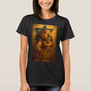 Camiseta Leão de Judá Muro Ocidental de Jerusalém A Estrela