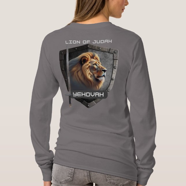 Camiseta Leão de Judá YeHoVaH (Verso)
