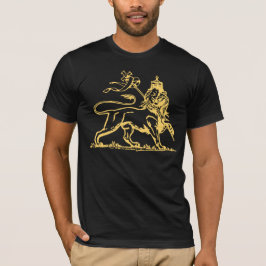 Camiseta Leão de Judah/Casaco Imperial de Armas da Etiópia