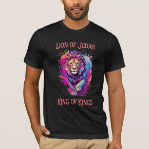 Camiseta Leão de Judah Christian Faith Jesus Gift