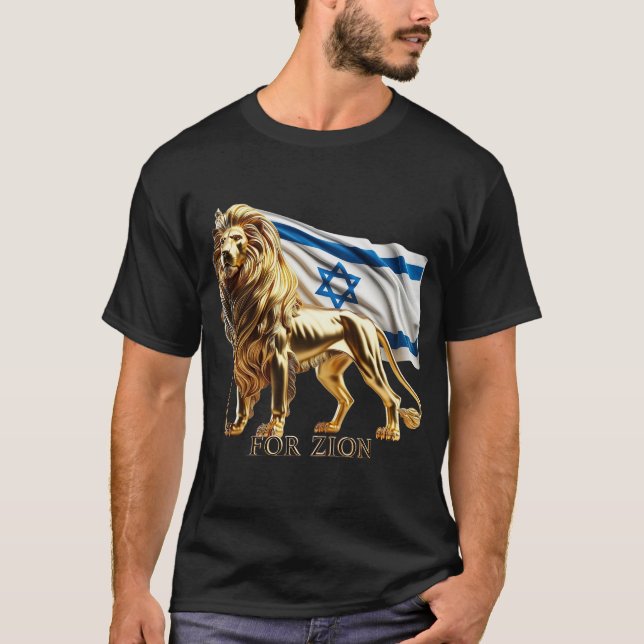 Camiseta Leão de Judah, Defensor de Zion (Frente)