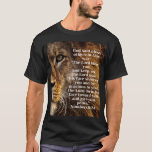 Camiseta Leão de Judah Jesus Revelação Bíblia Verse