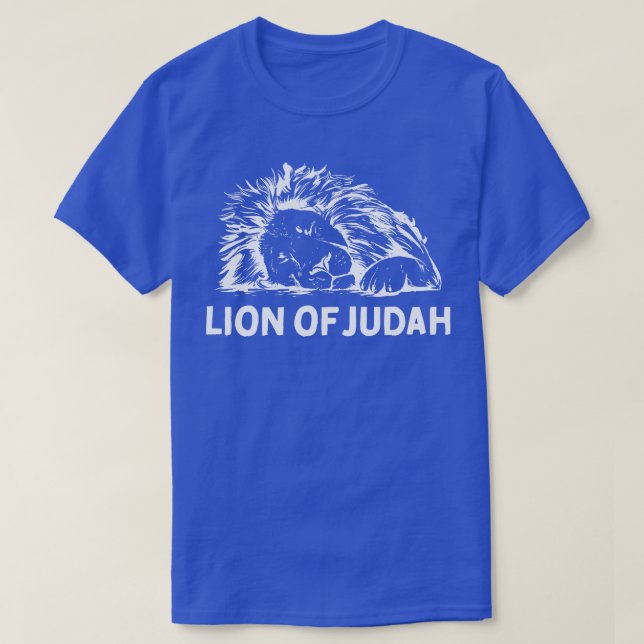 Camiseta Leão de Judah Jwe Juda Jesus Gotemburgo Igreja Cri (Frente do Design)