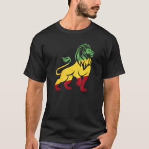 Camiseta Leão De Judah Legal Reggae Rasta Etiópia Jamaica D