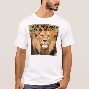 Camiseta Leão de Judah, Revelações 5:5, T-shirt
