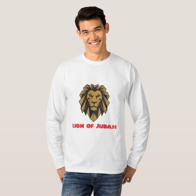Camiseta Leão de Judah T-Shirt (Frente Completa)