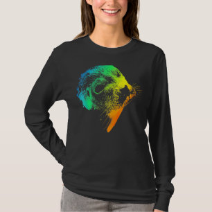 Camiseta Leão de Leão de Seal Howler Cute Animal Sweet 9