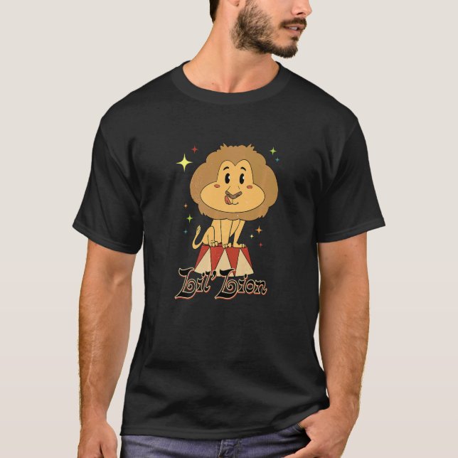 Camiseta Leão De Lil Para Uma Criança De Circo (Frente)