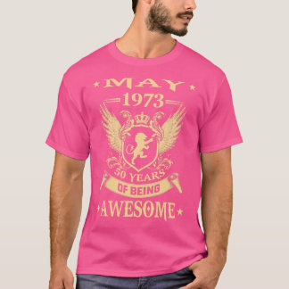Camiseta Leão De Maio De 1973 Edição Limitada De 50 Anos De