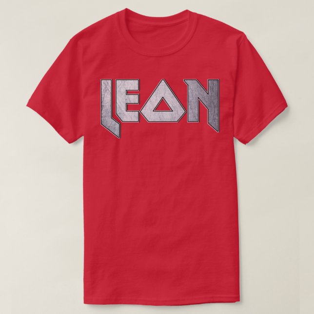 Camiseta Leão de metal pesado (Frente do Design)