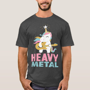 Camiseta Leão de Música Pesada de Metal Pesado da Unicorn