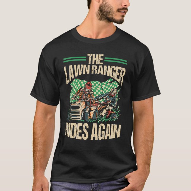 Camiseta Leão de Ranger Trator Remando Rides Novamente 1 (Frente)