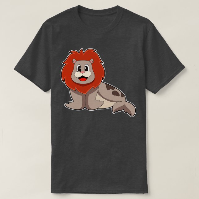 Camiseta Leão de Seal (Frente do Design)