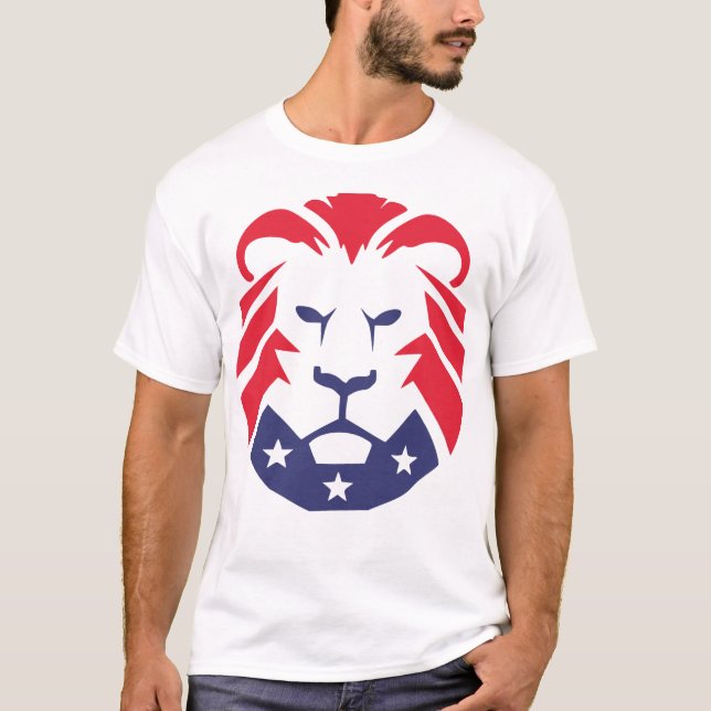 Camiseta Leão de T-Shirt Patriots (Frente)